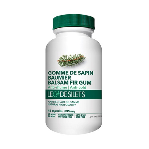 Léo Désilets Balsam Fir Gum Anti-Cold Capsules 45 Count