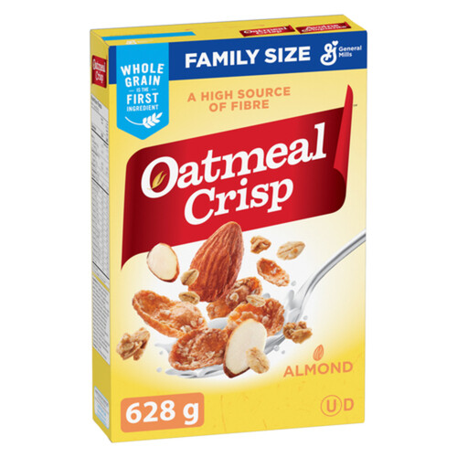 Oatmeal Crisp Cereal Almond High Fibre Family Size 628 g