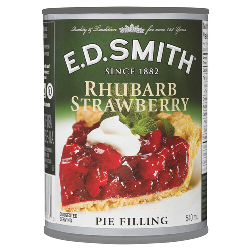 E.D. Smith Pie Filling Rhubarb Strawberry 540 ml