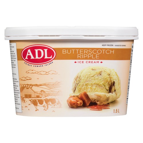 ADL Ice Cream Butterscotch Ripple 1.5 L