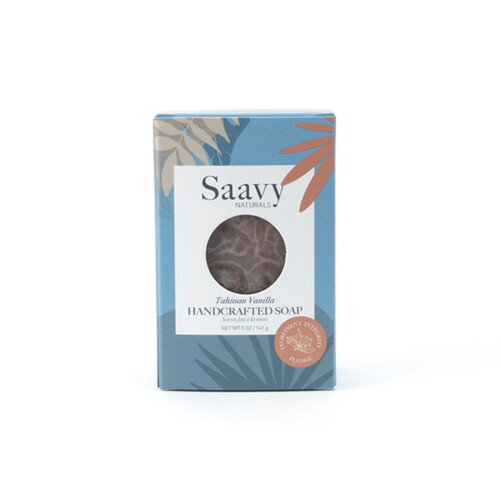 Saavy Naturals Soap Bar Tahitian Vanilla 140 g