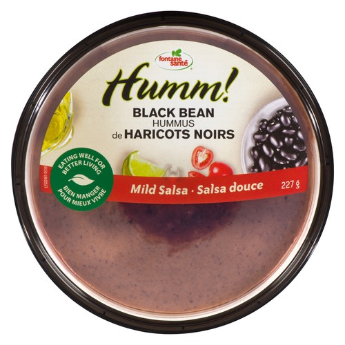 Fontaine Santé Hummus Black Beans Mild Salsa 227 g