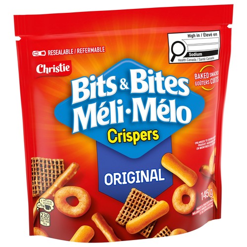Crispers Bits & Bites Snacks Original 145 g