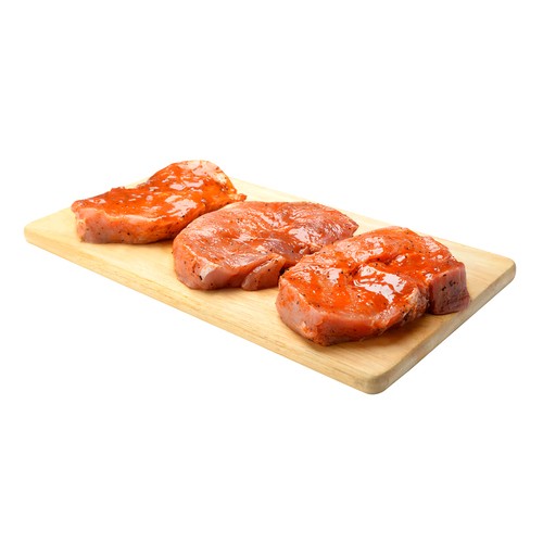 Boneless Pork Sirloin Chops BBQ Whiskey