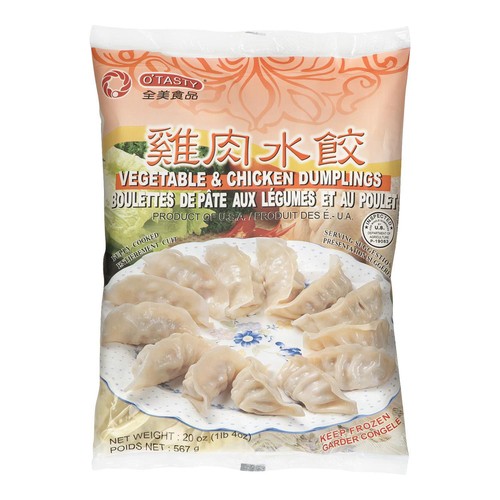 O Tasty Vegetable Chicken Dumplings 567 g (frozen)