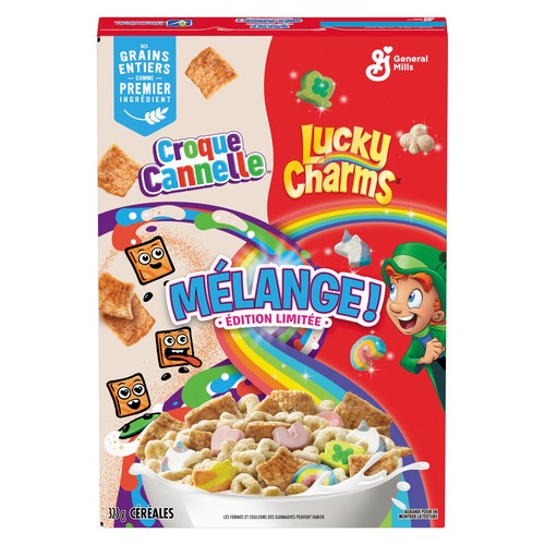 General Mills Lucky Charms Mix  Cereal Cinnamon Toast Crunch 323 g