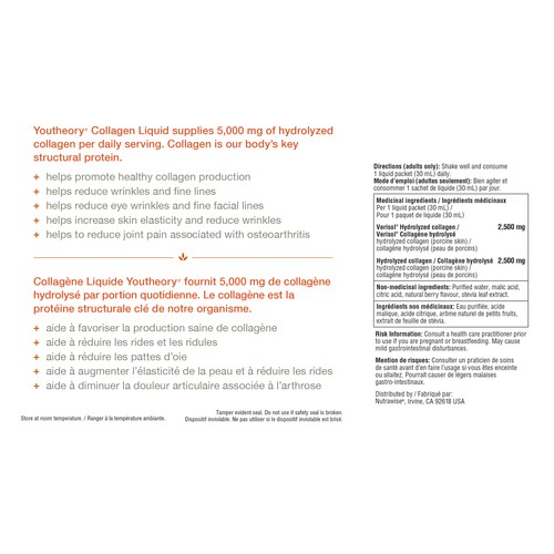 Youtheory Collagen Liquid Sachet Vitamins 35 g