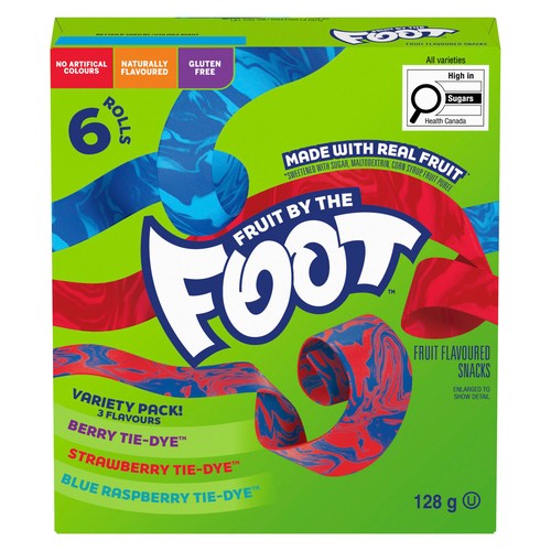 Betty Crocker Gluten-Free Fruit Snacks Fruit By The Foot Variety Pack 128 g