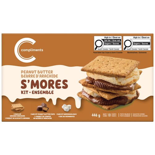 Compliments S'mores Kit Peanut Butter 446 g