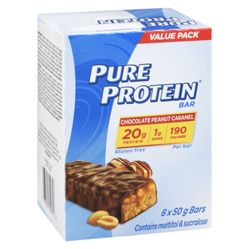 Pure Protein Bar Chocolate Peanut Caramel Value Pack 300 g