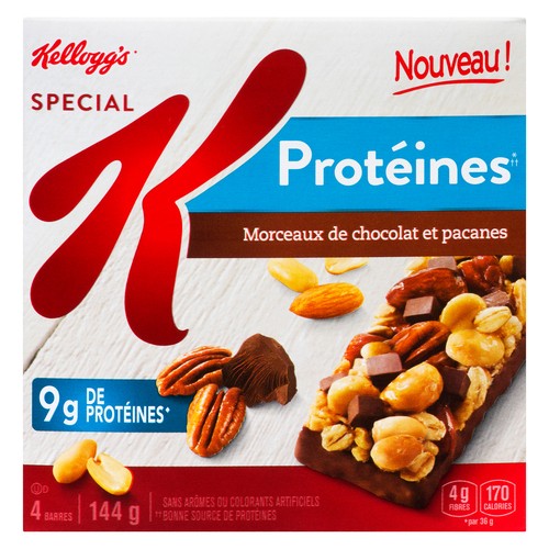 Kellogg's Special K Protein Bars Chocolate Chunk & Pecan 4 x 36 g