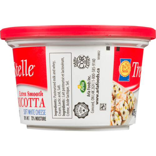 Tre Stelle Extra Smooth Ricotta Cheese 475 g