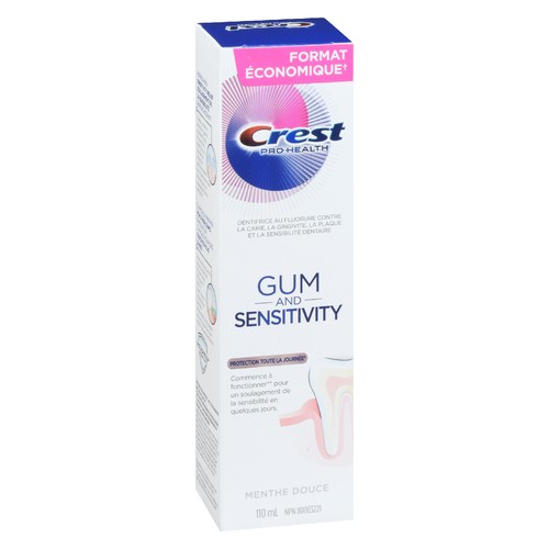 Crest Pro Health Dentifrice contre la carie la gingivite et la sensibilité 110 ml
