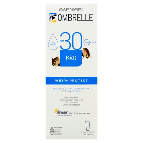 Garnier Ombrelle Kids Sunscreen Lotion Wet'N Protect SPF 30 200 ml