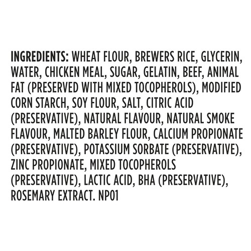 Milk-Bone Comfort Chews Small Dog Treats Bar With Beef 210 g