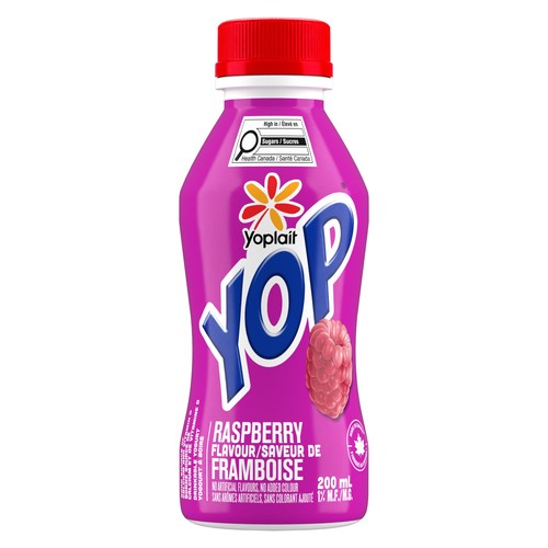 Yoplait Yop 1% Drinkable Yogurt Raspberry 200 ml (bottle)
