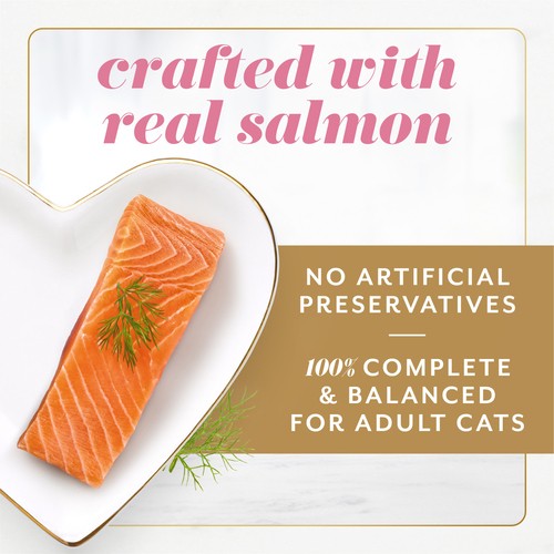Fancy Feast Gems Wet Cat Food Mousse Paté With Salmon 2 x 57 g
