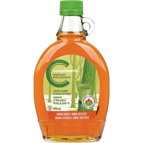Compliments Organic Syrup Maple 375 ml