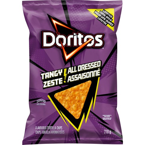 Doritos Tortilla Chips Tangy All Dressed 210 g