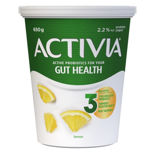 Activia Yogurt With Probiotics Lemon Flavour 650 g