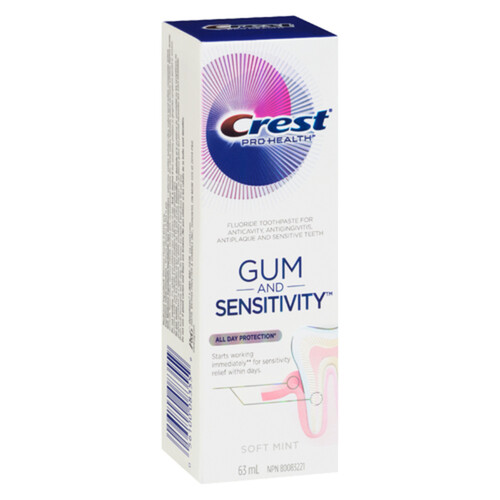 Crest Toothpaste Gum And Sensitive All Day Protect 63 ml