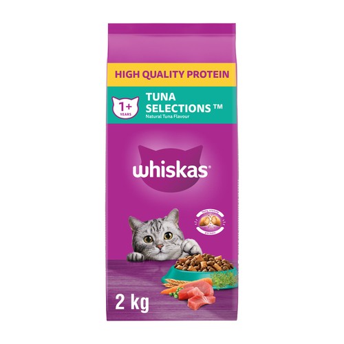 Whiskas Tuna Selections Adult Dry Cat Food With Real Tuna 2 kg