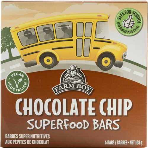 Farm Boy Choc Chip Superfood Bar 168g