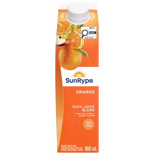 SunRype Juice Pure Orange 900 ml