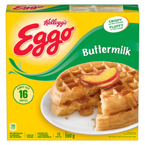 Kellogg's Eggo Frozen Waffles Buttermilk 560 g