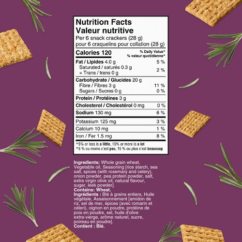 Triscuit Crackers Rosemary & Olive Oil 200 g