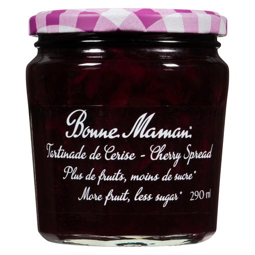 Bonne Maman Cherry Spread More Fruits Less Sugar 290 ml