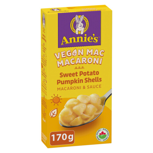 Annie's Vegan Macaroni Sweet Potato Pumpkin Shells 170 g