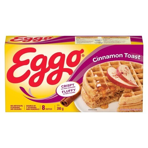 Kellogg's Eggo Frozen Waffles Cinnamon Toast 280 g