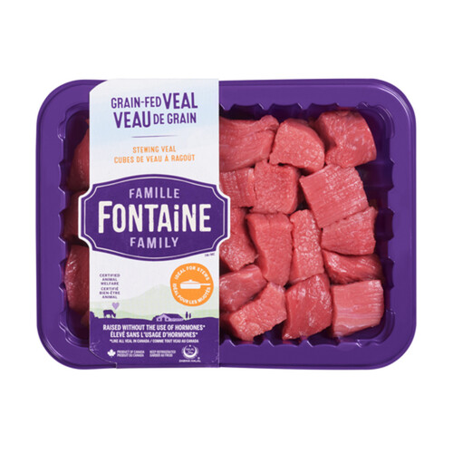 Fontaine Family Grain Fed Veal Cubes For Stew 440 g