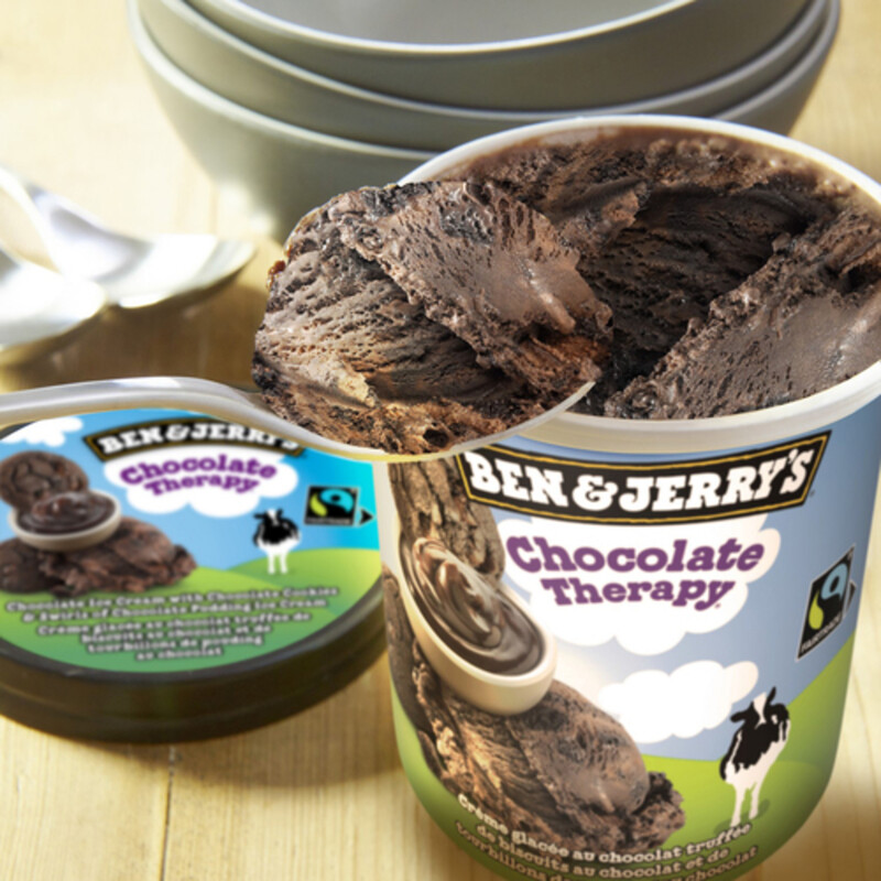 Ben & Jerry's Ice Cream Chocolate Therapy With Fairtrade Ingredients