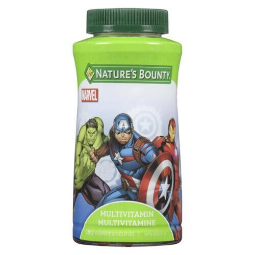 Nature's Bounty Kids Multivitamin Marvel Avengers Gummies 180 Count