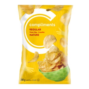 Compliments Potato Chips Regular 200 g
