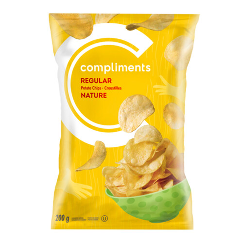 Compliments Potato Chips Regular 200 g Voilà Online Groceries & Offers