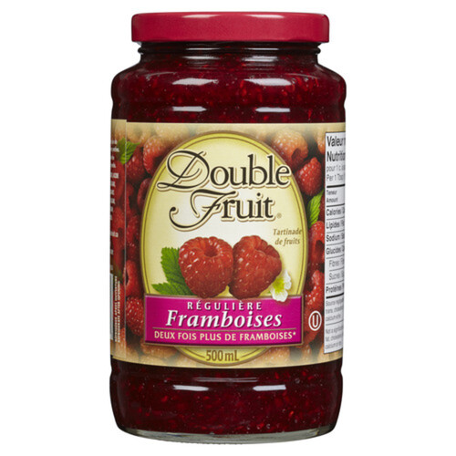 Double Fruit Jam Raspberry 500 ml