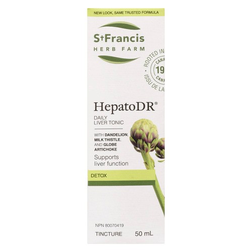St. Francis Herb Farm Herbal Remedies Daily Liver Tonic Tincture Detox Hepato DR 50 ml