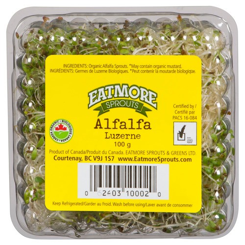 Eatmore Organic Alfalfa Sprouts 100 g
