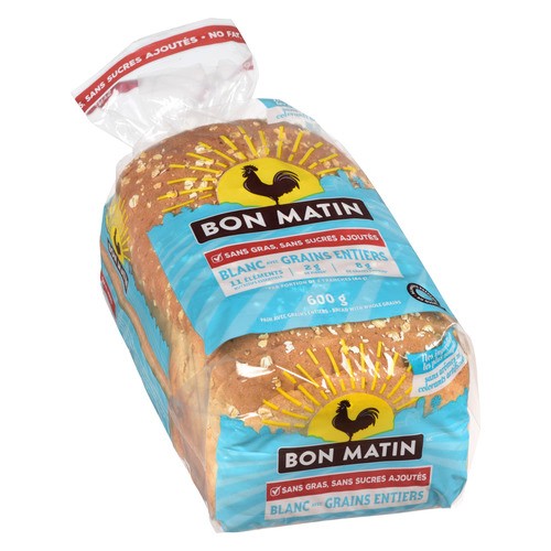 Bon Matin White Bread Whole Grain 600 g