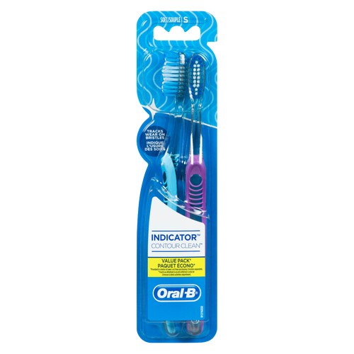 Oral-B Indicator Center Clean 40S Toothbrush Value Pack 2 Pack