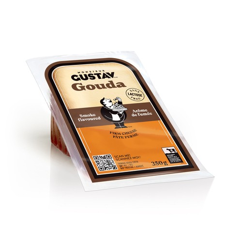 Monsieur Gustav Lactose-Free Cheese Smoked Gouda 350 g