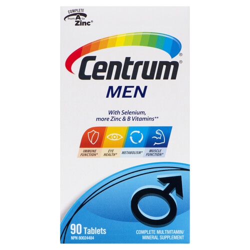 Centrum Complete Multivitamin Men Tablets 90 Count