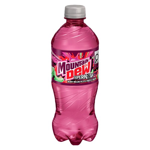 Mountain Dew Supernova Soft Drink Berry Melon 591 ml (bottle)
