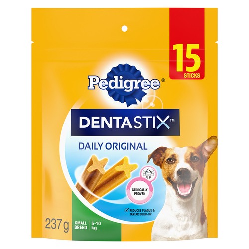 Pedigree Dentastix Oral Care Small Adult Dog Treats Original 237 g