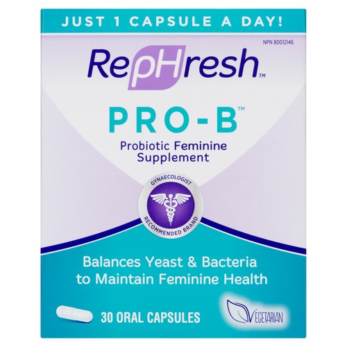 Rephresh Pro B Probiotic Feminine Supplement Capsules 30 EA