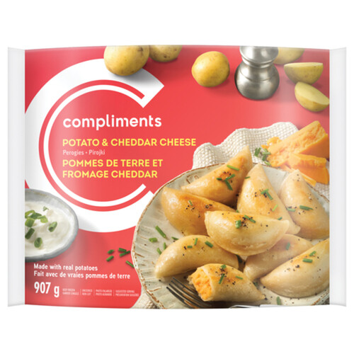 Compliments Frozen Perogies Potato & Cheddar 907 g