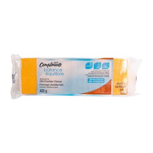 Compliments Balance Light Old Chedder Cheese 400 g